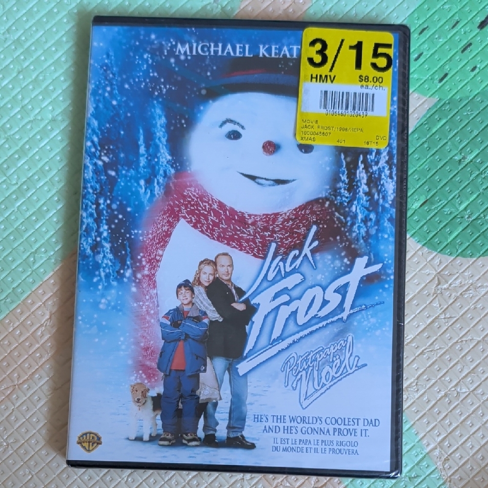 💜5/$20 Warner Bros. Jack Frost DVD